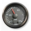 VDO Cockpit International Pressure gauge -1 tot 1.5Bar 52mm